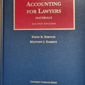 Accounting for Lawyers: Materials