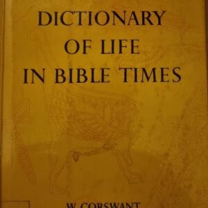 A Dictionary of Life In Bible Times