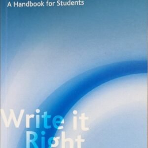 Write It Right: A Handbook for Students