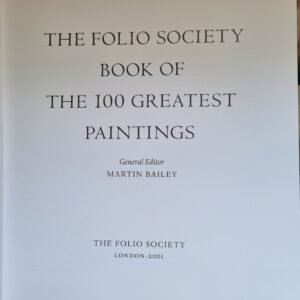 The Folio Society Book of The 100 Greatest Paintings