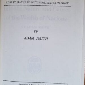Great Books of the Western World: Adam Smith