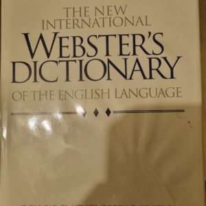 The New International Webster's Dictionary of the English Language