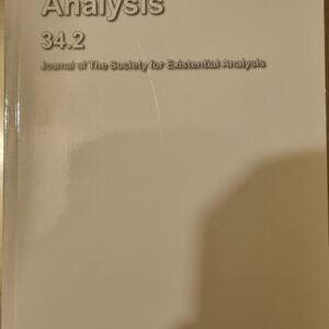 Journal of the Study of Existential Analysis: Existential Analysis 34.2