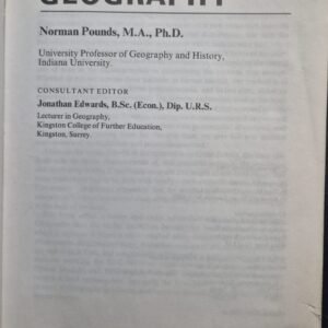 Success in Economic Geography by Norman Pounds and Jonathan Edwards
