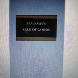 Benjamin's Sale of Goods (Common Law Library)