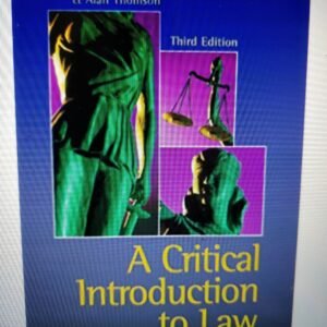 A Critical Introduction to Law
