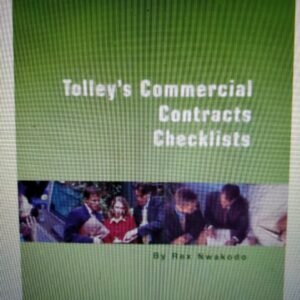 Commercial Contracts Checklists: Handbook Only