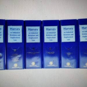 Harvey on Industrial Relations and Employment Law (5 Vol Set)
