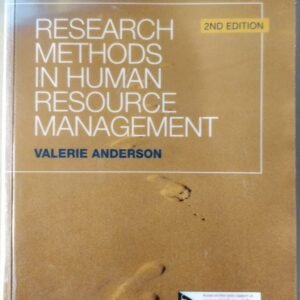 Research Methods In Human Resource Management by Valerie Anderson