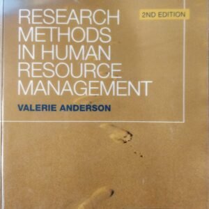 Research Methods in Human Resource Management