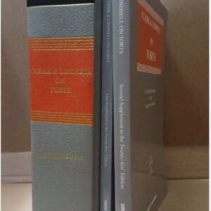 Clerk And Lindsell On Torts With Supplements (The Common Law Library)