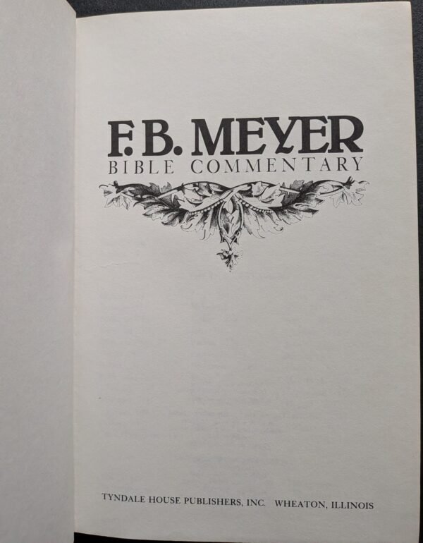 Bible Commentary by F.B. Meyer