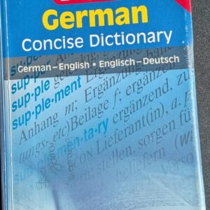German Concise Dictionary (Berlitz): German-English: Englisch-Deutsch: Speaking Your Language