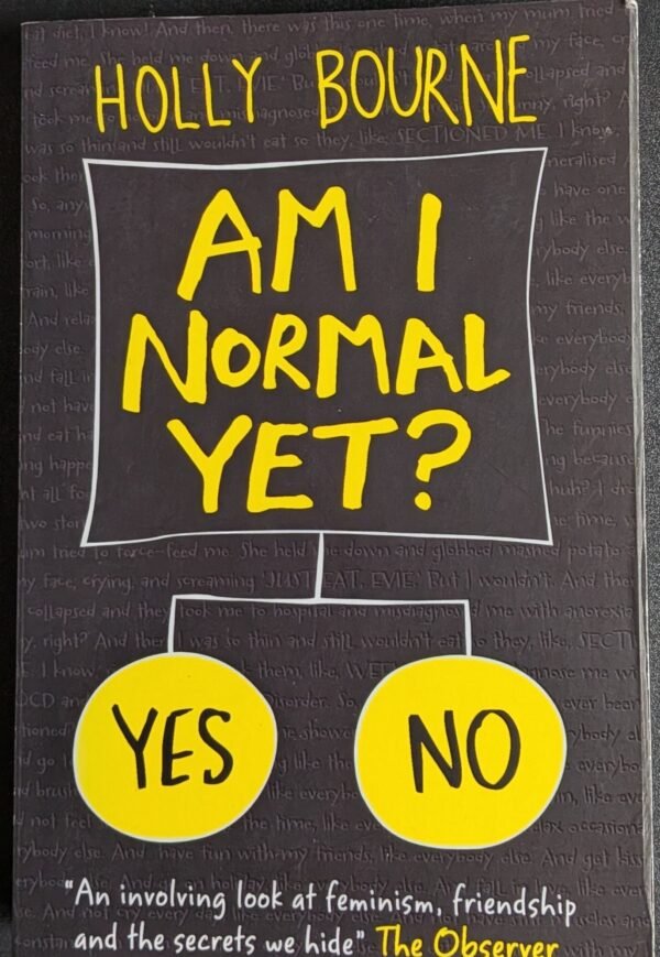 Am I Normal Yet? Yes or No by Holly Bourne